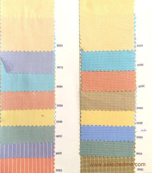 Checked shirting colours for shirt