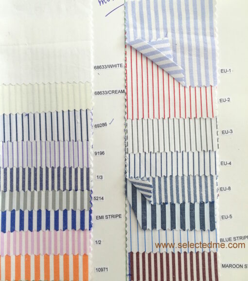 Striped Shirts & Checked Shirts colour guide - cotton shirt in Dubai UAE.