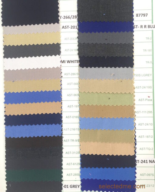 Poly viscose plain weave colors for pant cargo trouser apron