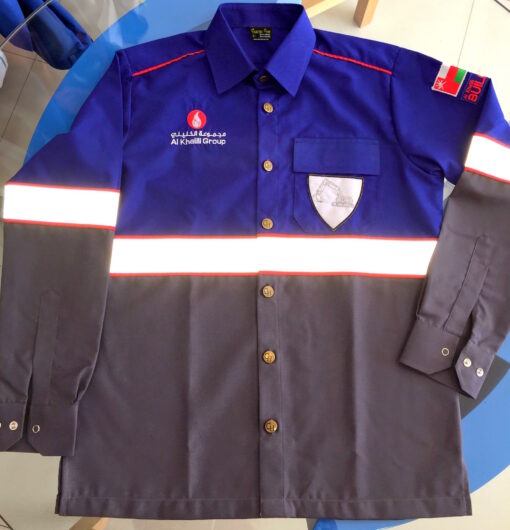 Customized Safety Shirt & Trouser with Reflective tape & embroidery for wholesale cheaper price
