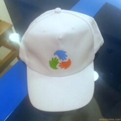 Cap with printing heat transfer sticker log print in Dubai UAE. Wholesale Hats.