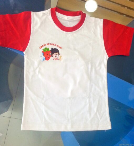 school children kindergarten T-shirts for children with school logo printing