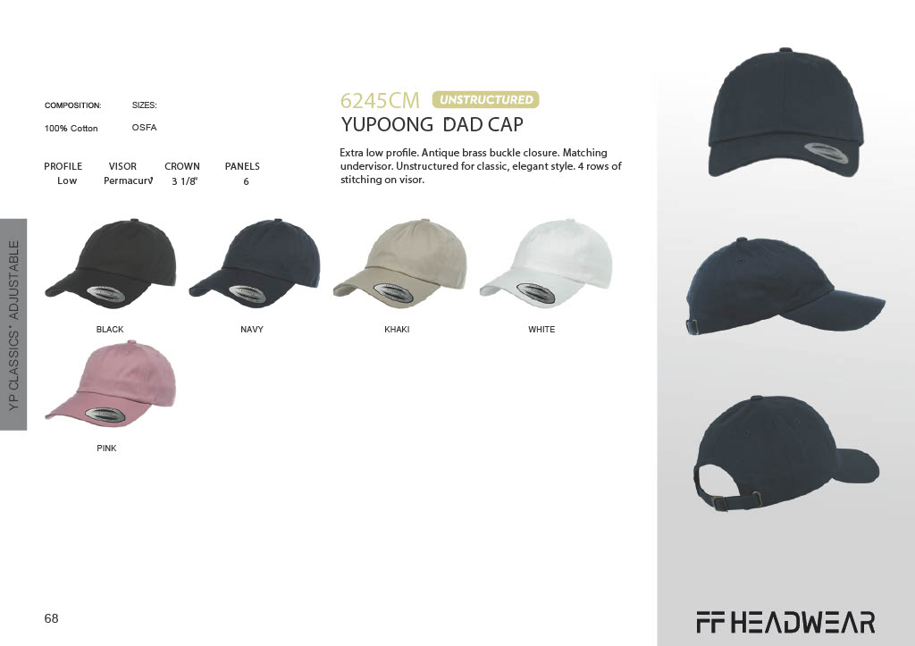Dad Hats, Flexfit® 6245 CM - Image 2