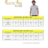 Polo shirt size guide measures for Boys Girls Men & Women