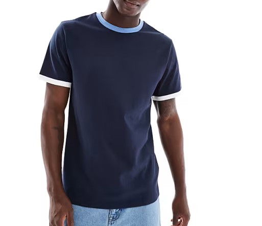 Personalized Quick Dry Ringer T-Shirts - Image 4