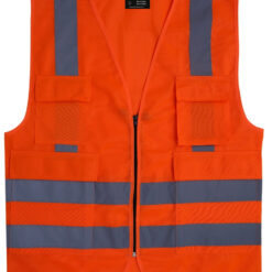 Safety Jackets with pockets & Zipper - High Quality Reflective Jackets
