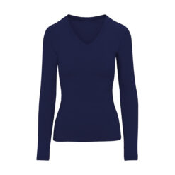 Women's V Neck Tshirt, Long sleeve